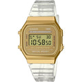 Casio Retro Gold Digital Wrist Watch, A168XESG-9ADF