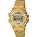 Casio Retro Mesh Unisex Digital Wrist Watch, A171WEM