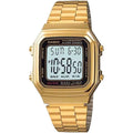 Casio Retro Unisex Illuminator Gold Digital Wrist Watch, A178WGA-1ADF
