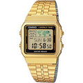 Casio Retro World Time Gold Digital Wrist Watch, A500WGA