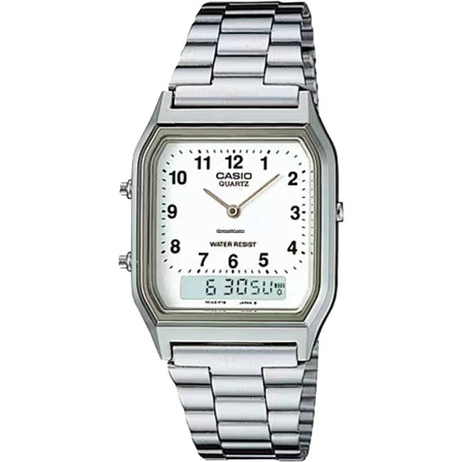 Casio Retro AnaDigi Wrist Watch, AQ230A-7B