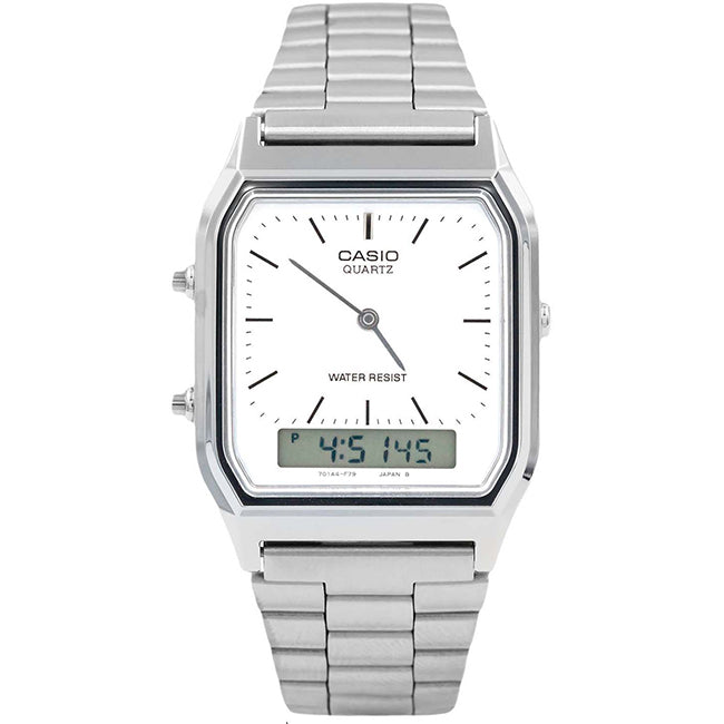 Casio Retro AnaDigi Wrist Watch, AQ-230A