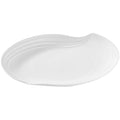 Noritake Arctic White Wave Platter, 26cm