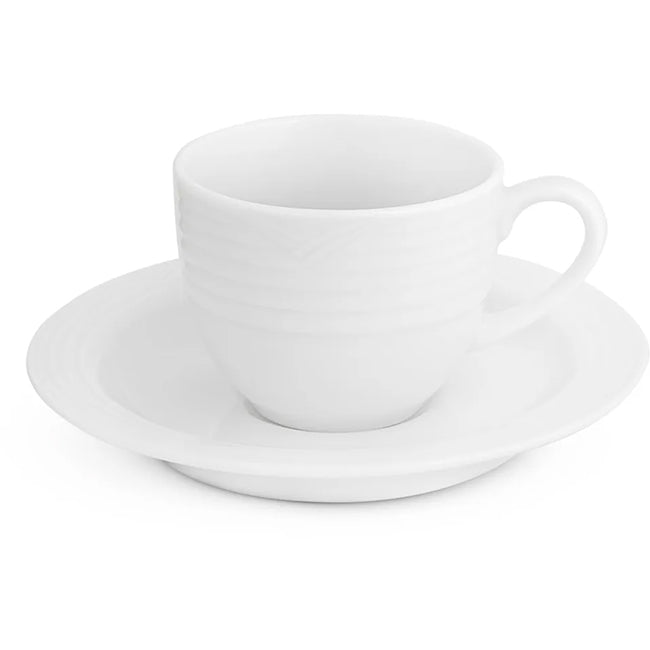 Noritake Arctic White Espresso Cup & Saucer