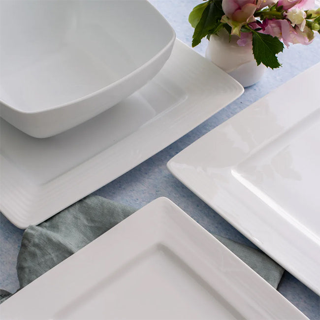 Noritake Arctic White Rectangular Platter, 30cm
