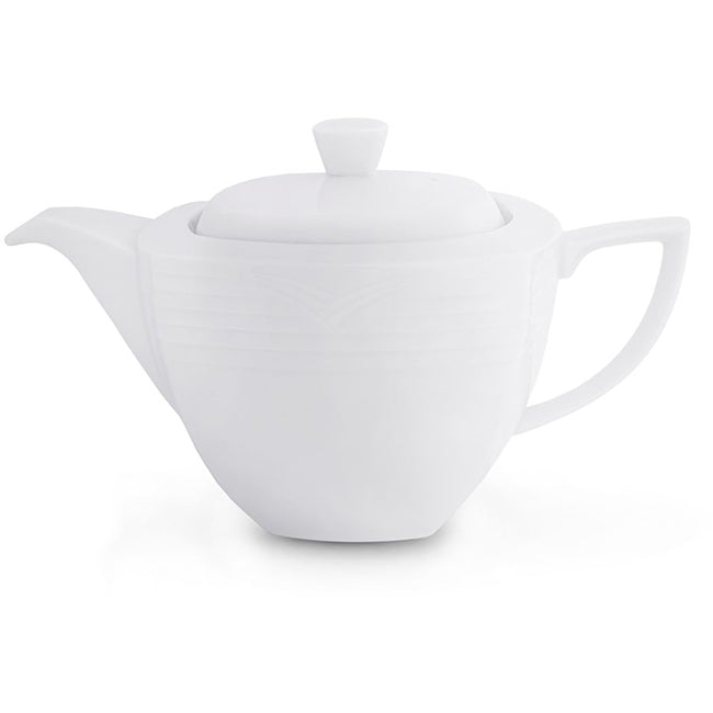 Noritake Arctic White Square Teapot, 750ml