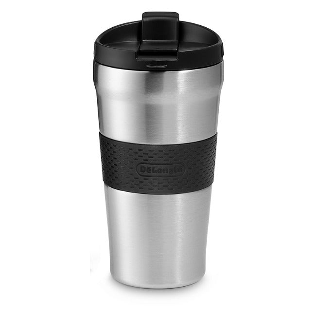 DeLonghi Double Walled Stainless Steel Thermal Travel Mug