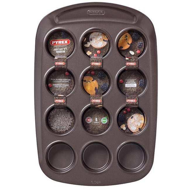 Pyrex Asimetria 12 Cup Muffin Pan