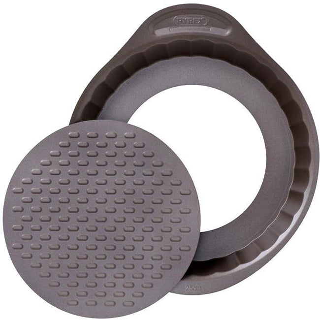 Pyrex Asimetria Flan Pan With Loose Base, 25cm