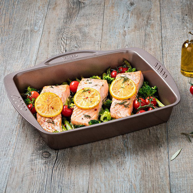Pyrex Asimetria Rectangular Roasting Pan, 35cm