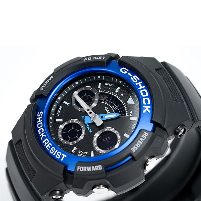 Casio G-Shock Men's 200m AnaDigital Wrist Watch, AW-591-2ADR
