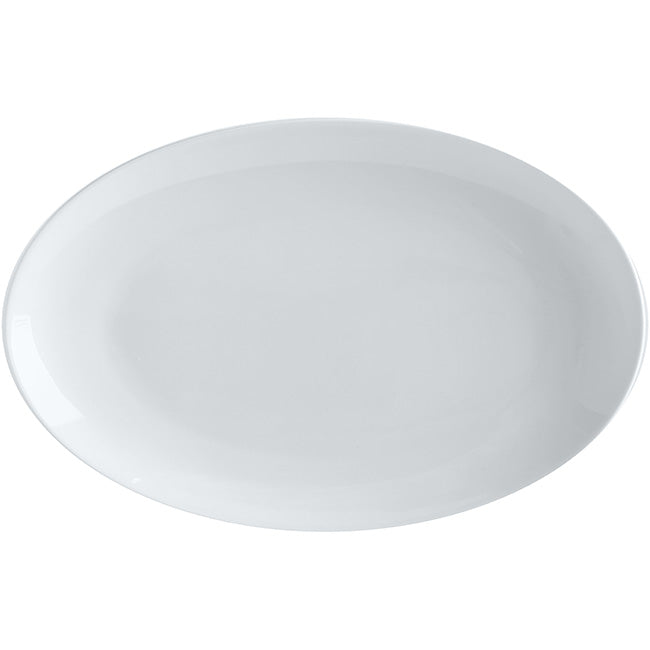 White Basics Oval Platter