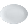 White Basics Oval Platter