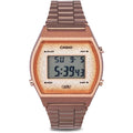 Casio Retro Rose Gold Digital Wrist Watch, B640WCG-5DF