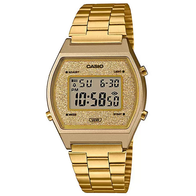 Casio Retro Gold Digital Wrist Watch, B640WGG-9DF