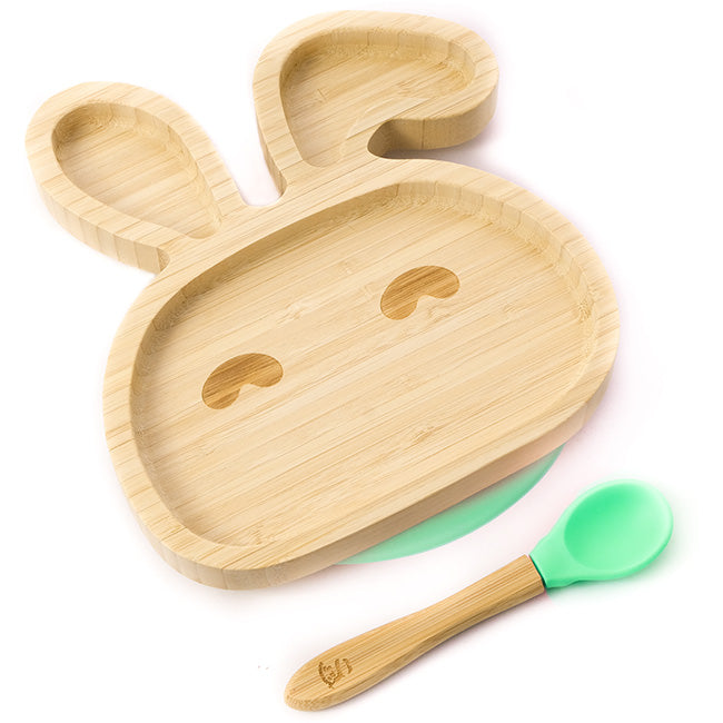 Bamboobino 3 Division Children's Bunny Plate