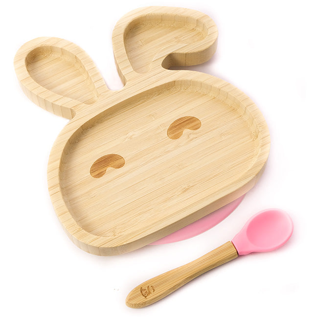 Bamboobino 3 Division Children's Bunny Plate