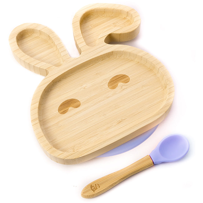 Bamboobino 3 Division Children's Bunny Plate