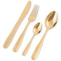 Nicolson Russell Bella Casa Gold Cutlery Set, 4pc