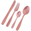 Nicolson Russell Bella Casa Matte Rose Gold Cutlery Set, 4pc