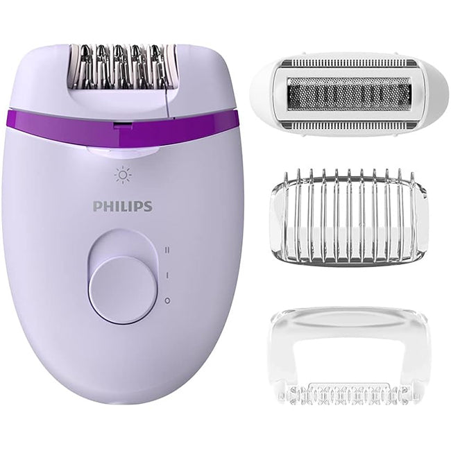 Philips Satinelle Essential Corded Compact Epilator With Opti-Light