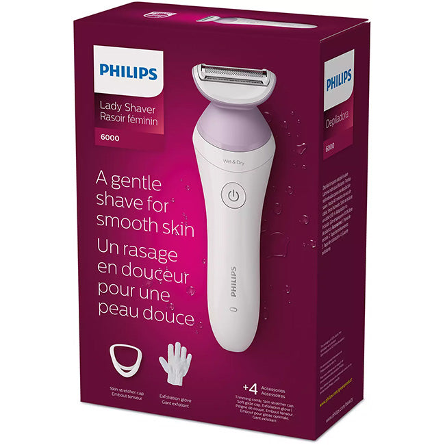Philips Series 6000 Wet & Dry Cordless Lady Shaver