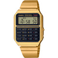 Casio Retro Men's Databank Digital Wrist Watch, CA-500WEG-1ADF