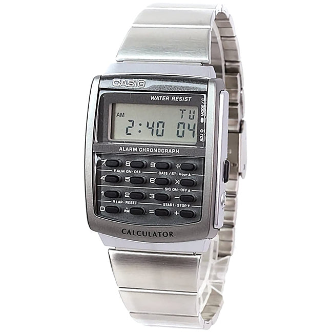 Casio Retro Men's Databank Calculator Digital Wrist Watch, CA-506-1UR