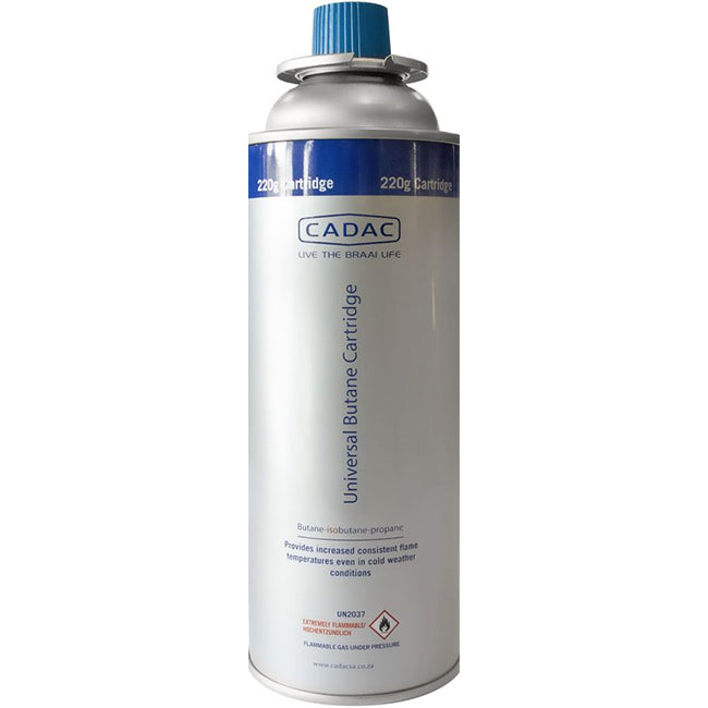 Cadac Universal Butane Gas Cartridge, 220g