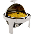 B's Caterware Global Round Roll Top Chafing Dish, 6.8L