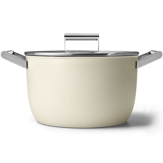Smeg Retro Non-Stick Casserole Pot, 26cm