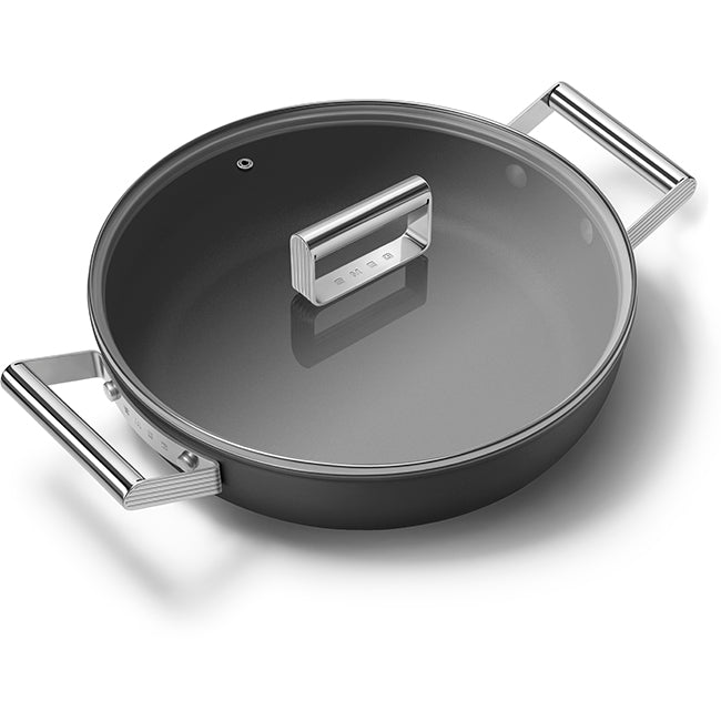 Smeg Retro Non-Stick Deep Pan, 28cm
