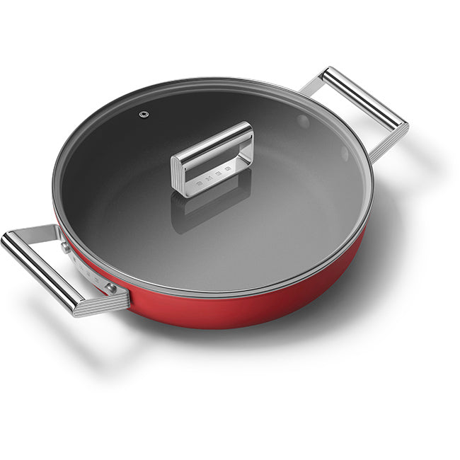 Smeg Retro Non-Stick Deep Pan, 28cm