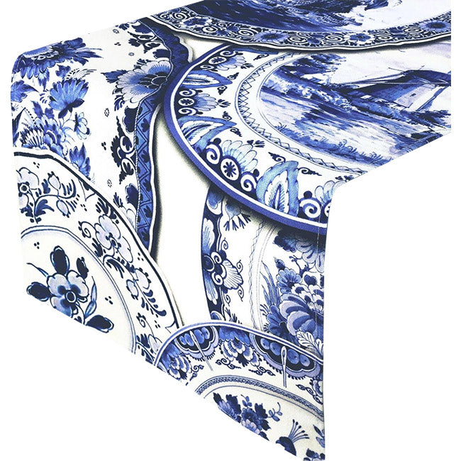 DSA Linen Delft Table Runner