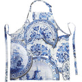 DSA Linen Delft Full Bib Apron