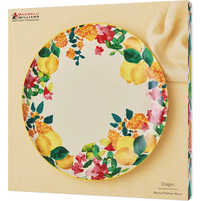 Maxwell & Williams Capri Round Platter, 36cm
