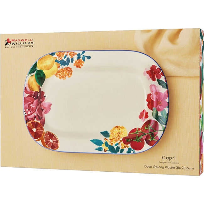 Maxwell & Williams Capri Oblong Platter, 38cm