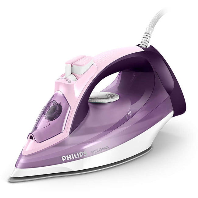 Philips 5000 Series SteamGlide Plus Steam, Spray & Dry Iron, 2400W