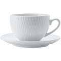 Maxwell & Williams White Basics Diamonds Demi Cup & Saucer, 90ml