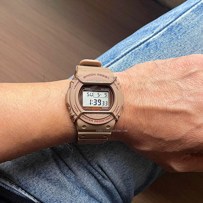 Casio G-Shock Men's 200m Tone-On-Tone Digital Wrist Watch, DW-5700PT-5DR