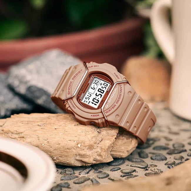 Casio G-Shock Men's 200m Tone-On-Tone Digital Wrist Watch, DW-5700PT-5DR