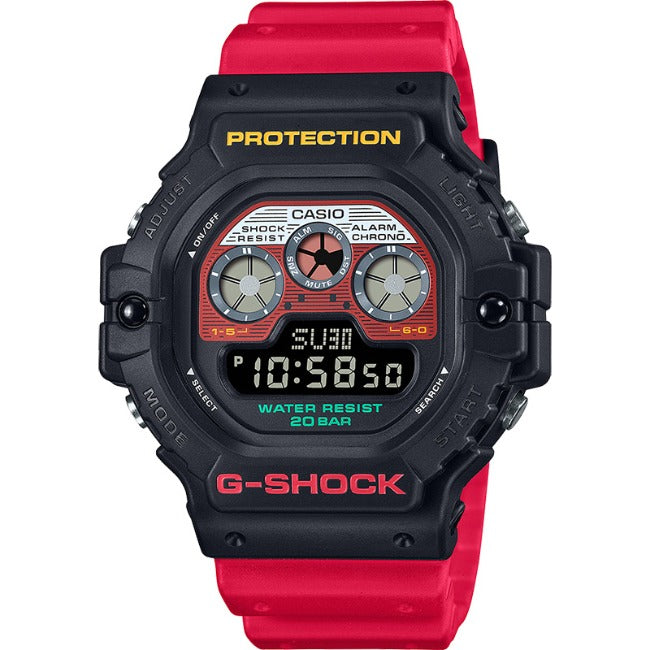 Casio G-Shock Men's 200m Digital Wrist Watch, DW-5900MT-1A4DR