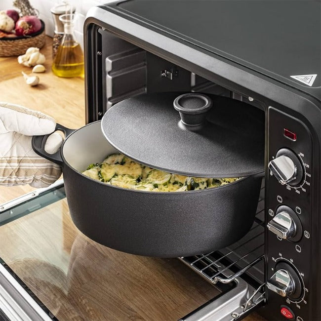 Jamie Oliver Tefal 30cm Oval Cast Iron Stewpot, 5.1L