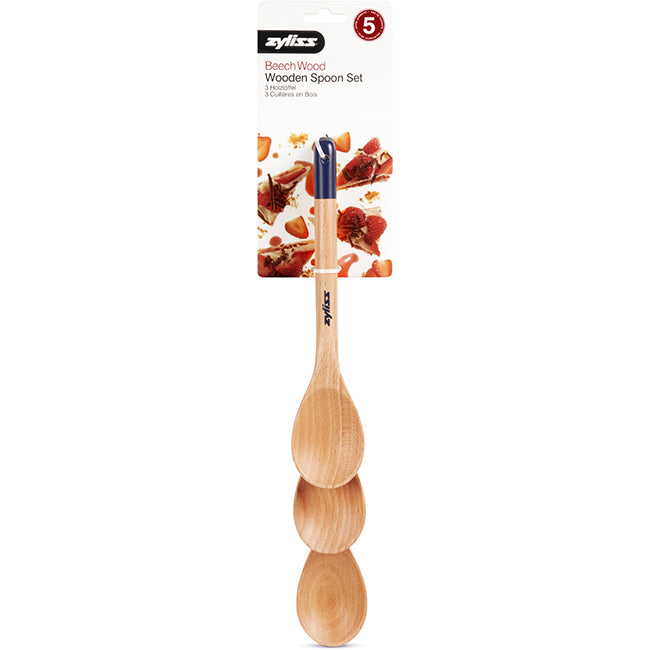 Zyliss Wooden Spoon Set, Set Of 3