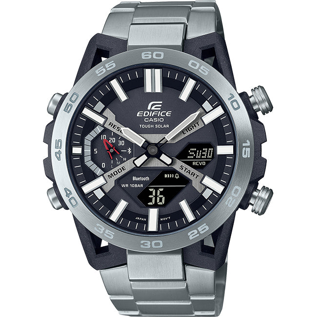Casio Edifice Men's 100m BT Solar AnaDigi Wrist Watch, ECB-2000D-1ADF