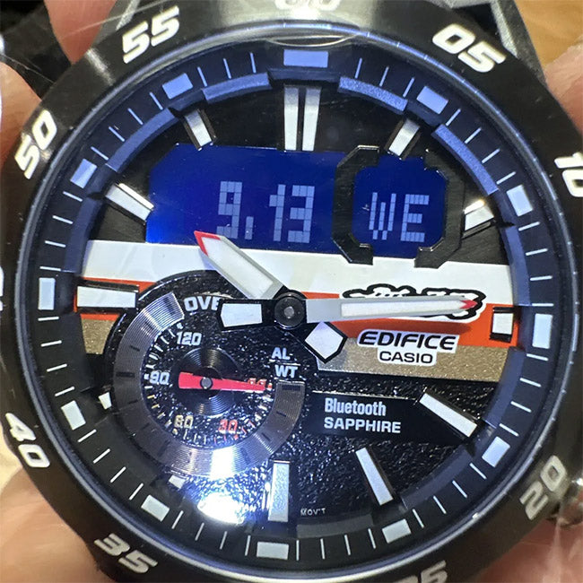 Casio Edifice Mugen 100m Bluetooth AnaDigi Wrist Watch, ECB-40MU-1ADR