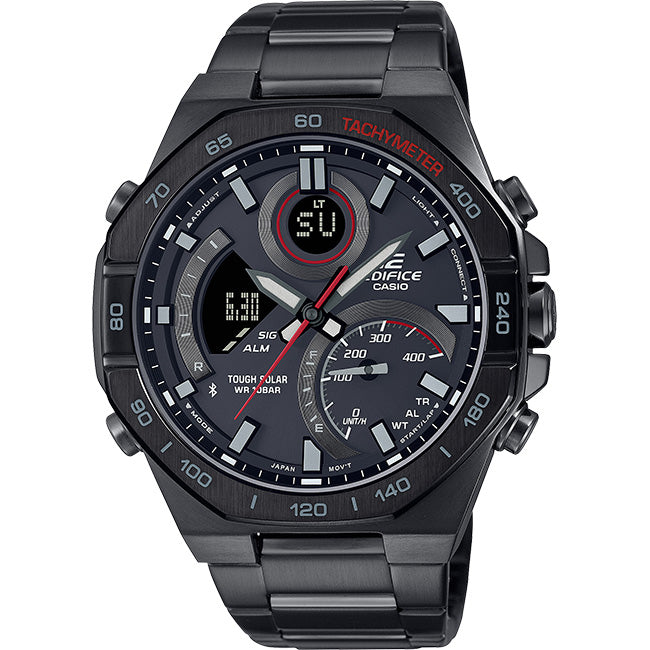 Casio Edifice Men's 100m BT Solar AnaDigi Wrist Watch, ECB-950DC-1ADF
