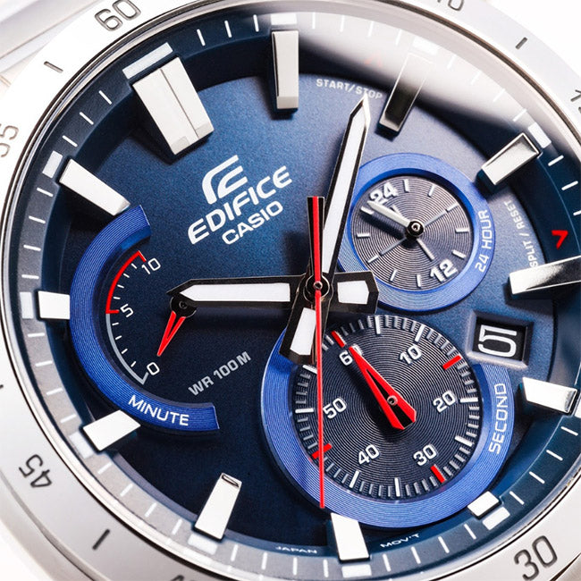 Casio Edifice Men's 100m Chronograph Wrist Watch, EFR-573D-2AVUDF