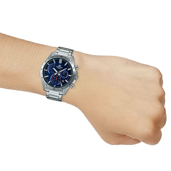 Casio Edifice Men's 100m Chronograph Wrist Watch, EFR-573D-2AVUDF