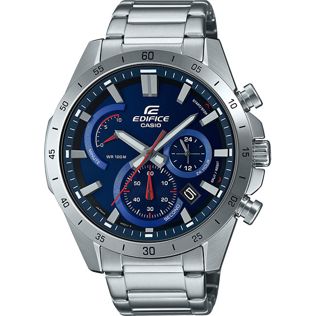 Casio Edifice Men's 100m Chronograph Wrist Watch, EFR-573D-2AVUDF